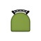 Holland Bar Stool Co 30" Swivel Bar Stool, Black Wrinkle, Canter Kiwi Green Seat 81030BW009 - alternate 2